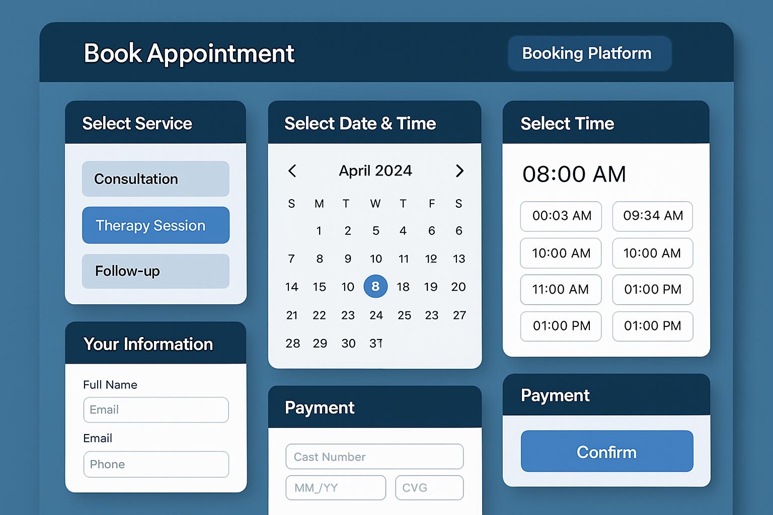 نظام حجز المواعيد